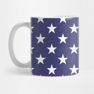 USA American Flag Patriotic Stars Blue pattern, Trendy Design. America flag us pattern, memorial day, veterans day, Father's day gifts and decoration collection Mug